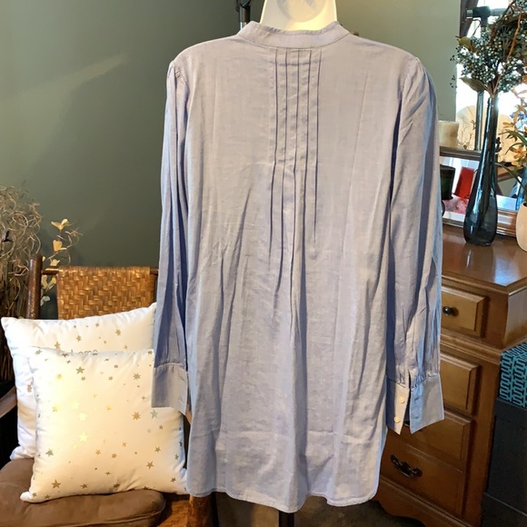 Loft split neck blouse - Picture 3 of 5